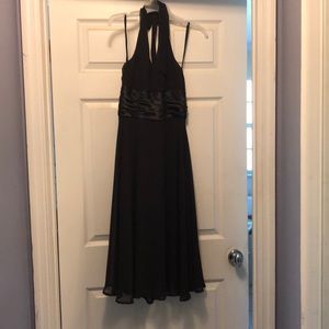 Halter cocktail dress